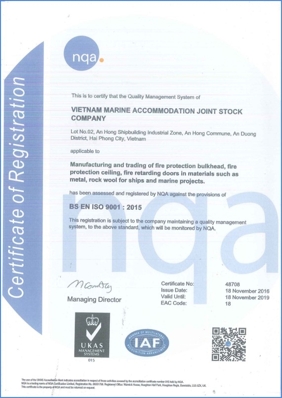 Hệ thống quản lý chất lượng theo tiêu chuẩn ISO 9001:2015